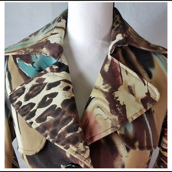 Gorgeous vertigo Paris swirl abstr cheetah belted - Picture 4 of 7